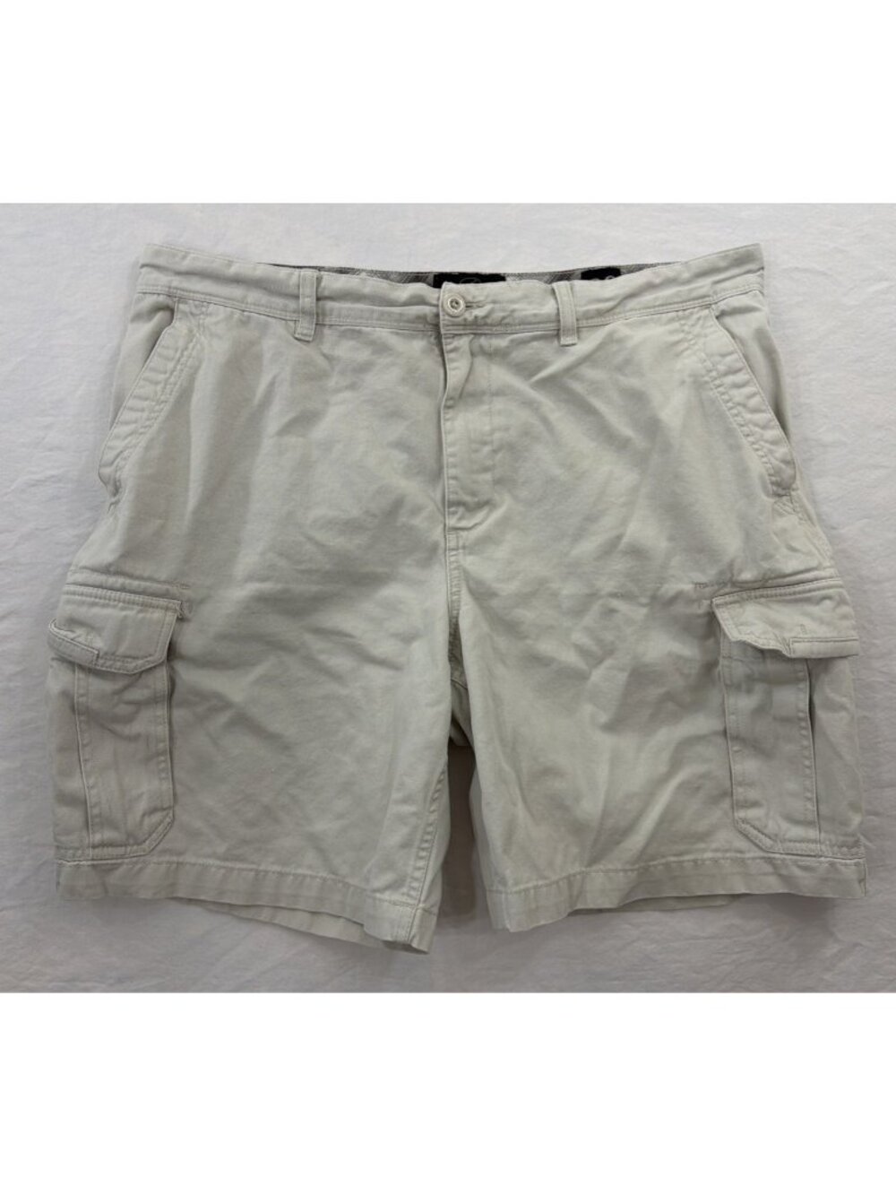 Men's Cream Size 38 Red Head Cotton Cargo Shorts